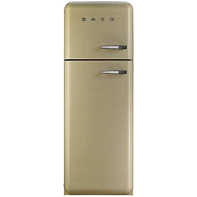 Smeg FAB30LF Fridge Freezer, A++ Energy Rating, Left-Hand Hinge, 60cm Wide Cream Smeg FAB30LF Fridge Freezer, A++ Energy Rating, Left-Hand Hinge, 60cm Wide Cream